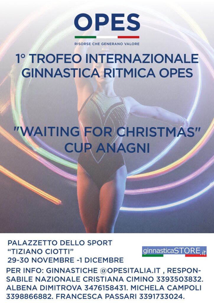 Ginnastica ritmica: ad Anagni si disputerà il primo Trofeo Internazionale organizzato da OPES